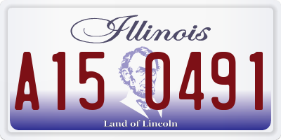 IL license plate A150491