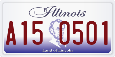 IL license plate A150501