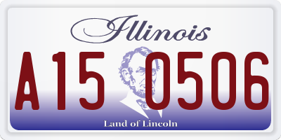 IL license plate A150506