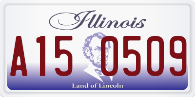 IL license plate A150509