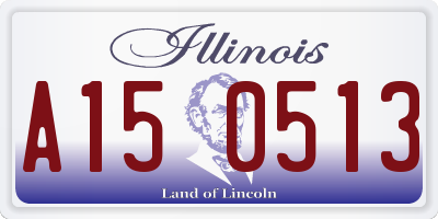 IL license plate A150513