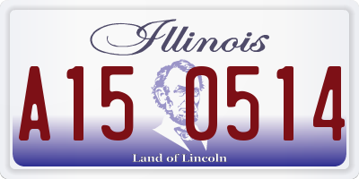 IL license plate A150514