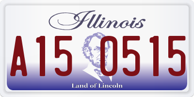 IL license plate A150515