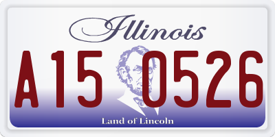 IL license plate A150526