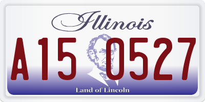 IL license plate A150527