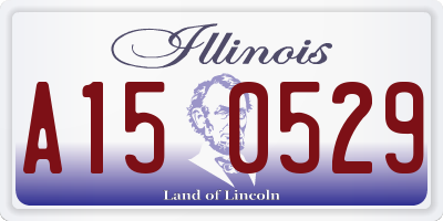 IL license plate A150529