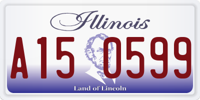 IL license plate A150599