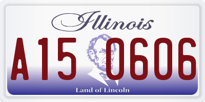 IL license plate A150606