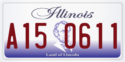 IL license plate A150611