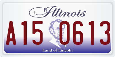 IL license plate A150613