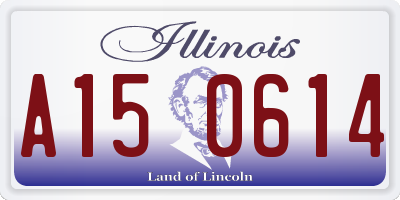 IL license plate A150614