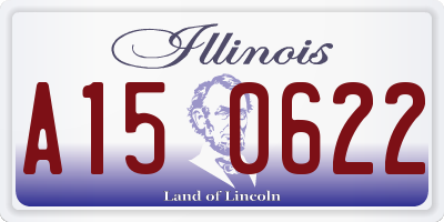 IL license plate A150622