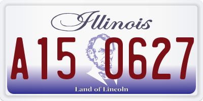 IL license plate A150627