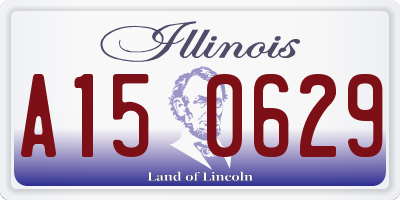 IL license plate A150629