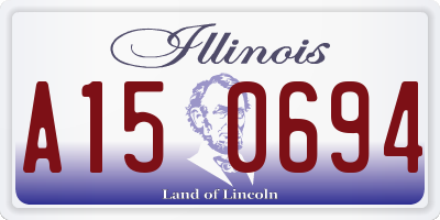 IL license plate A150694