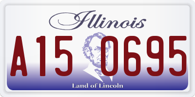 IL license plate A150695