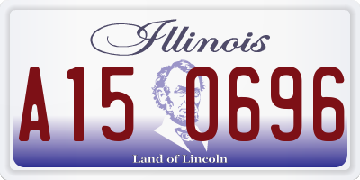 IL license plate A150696