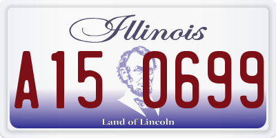 IL license plate A150699