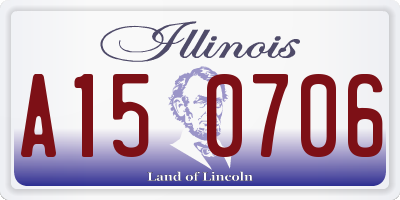 IL license plate A150706