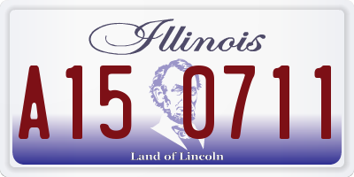 IL license plate A150711