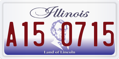 IL license plate A150715