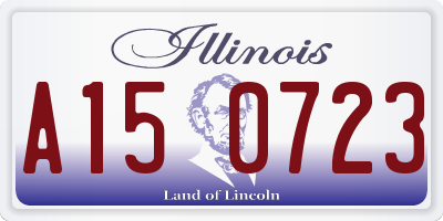 IL license plate A150723
