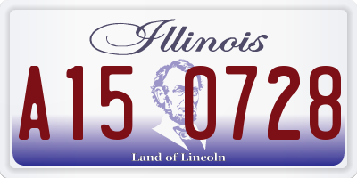 IL license plate A150728