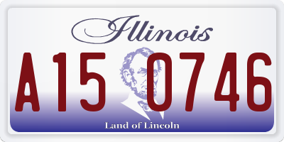 IL license plate A150746