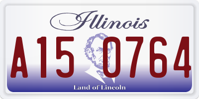IL license plate A150764