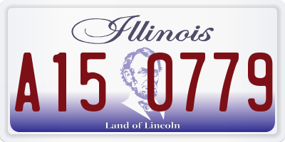 IL license plate A150779