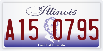 IL license plate A150795