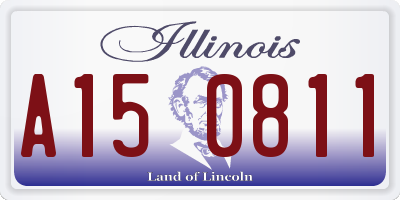 IL license plate A150811