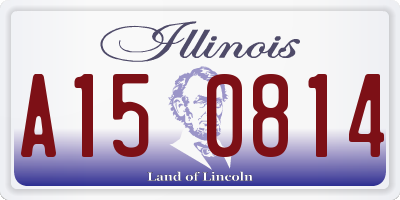IL license plate A150814