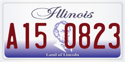 IL license plate A150823