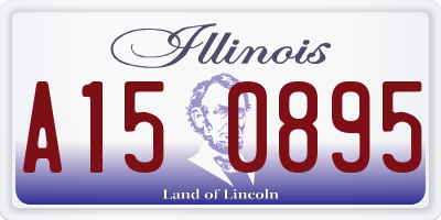 IL license plate A150895
