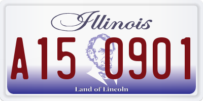 IL license plate A150901