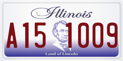 IL license plate A151009