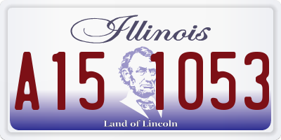IL license plate A151053