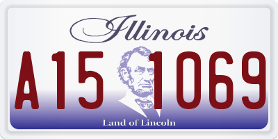 IL license plate A151069