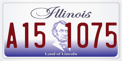 IL license plate A151075