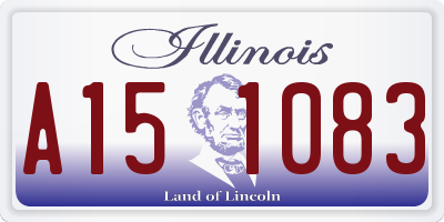 IL license plate A151083