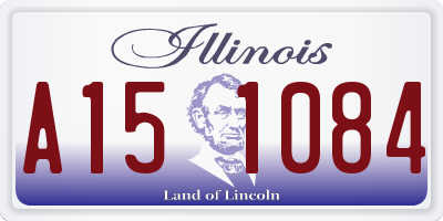 IL license plate A151084