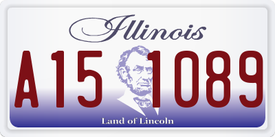 IL license plate A151089