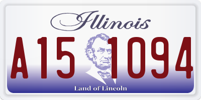 IL license plate A151094