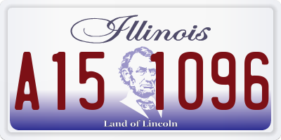 IL license plate A151096