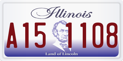IL license plate A151108