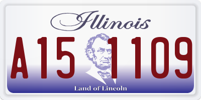 IL license plate A151109