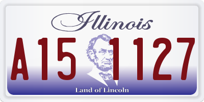IL license plate A151127