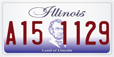 IL license plate A151129