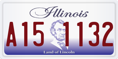IL license plate A151132